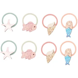 Mimi & Lula 8 Hair Elastics - Mini Mermaid Sealife