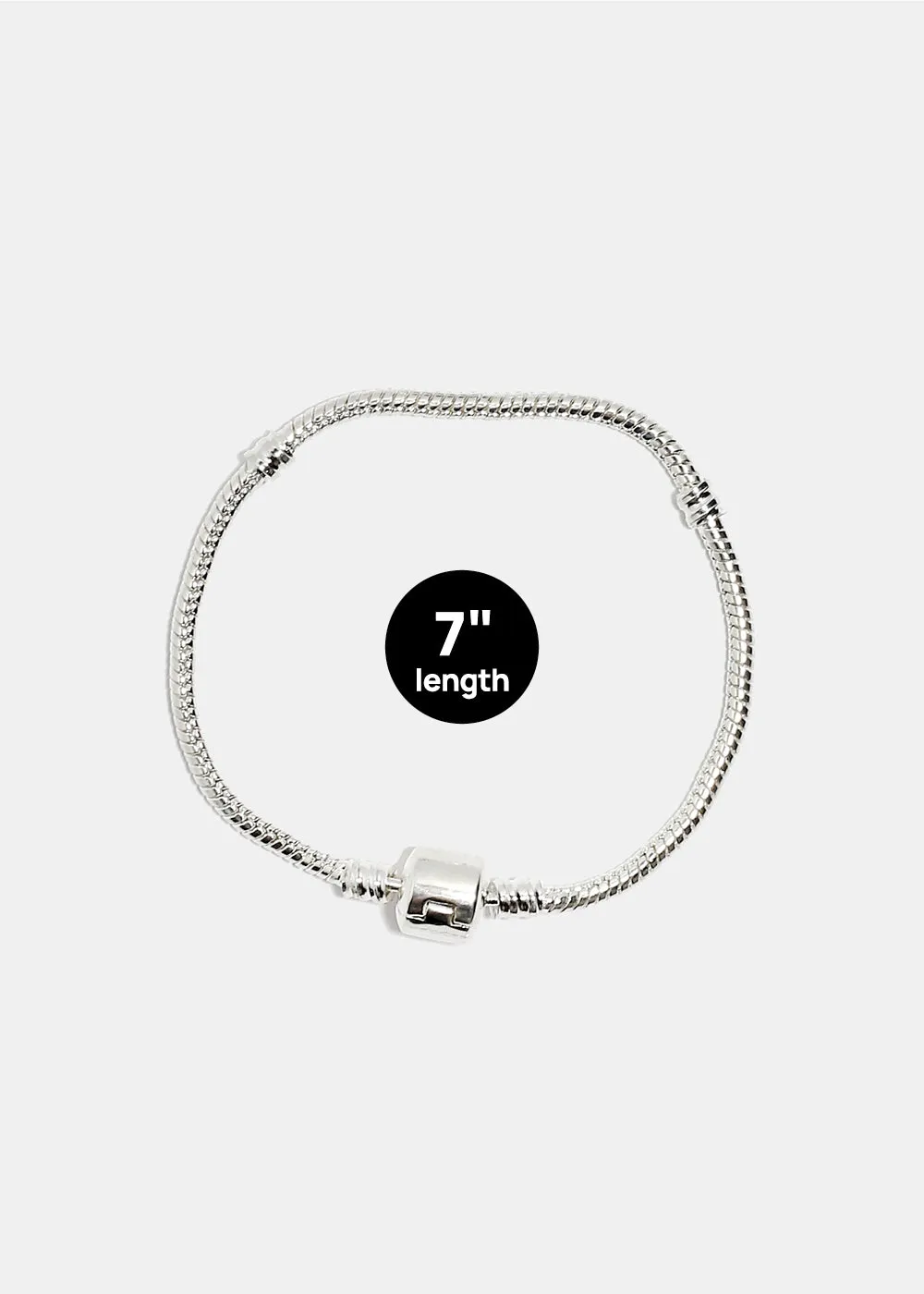 Miss A Bead Charm Bracelet - Plain Clasp