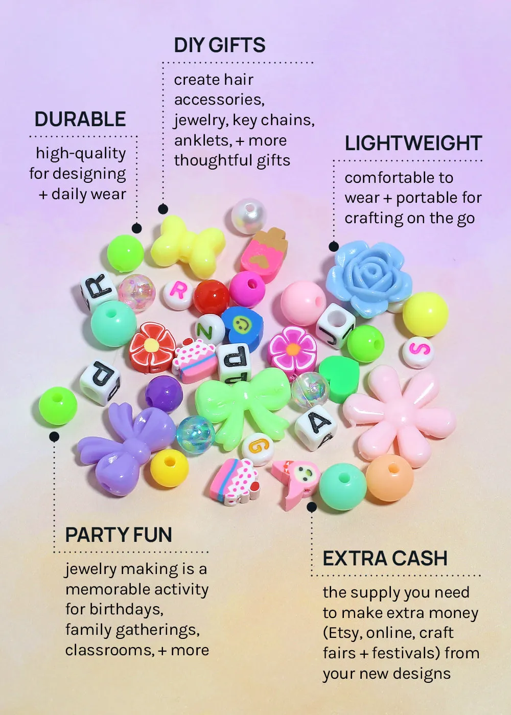Miss A Holographic Beads