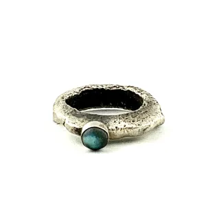 Molten Ring with Labradorite