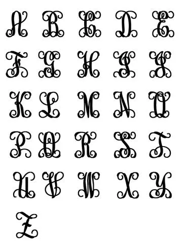 Monogram Anklet