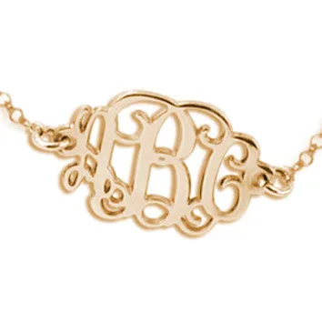 Monogram Anklet