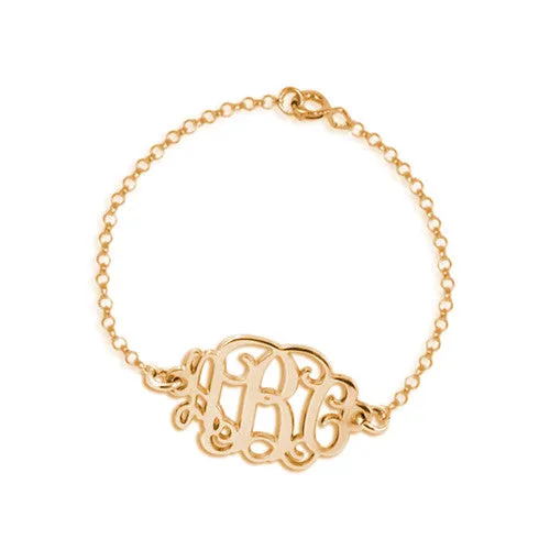 Monogram Anklet