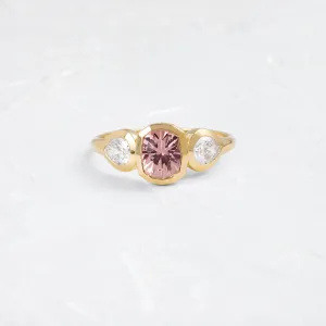 Moonrise Ring, 1.36ct. Pink Montana Sapphire