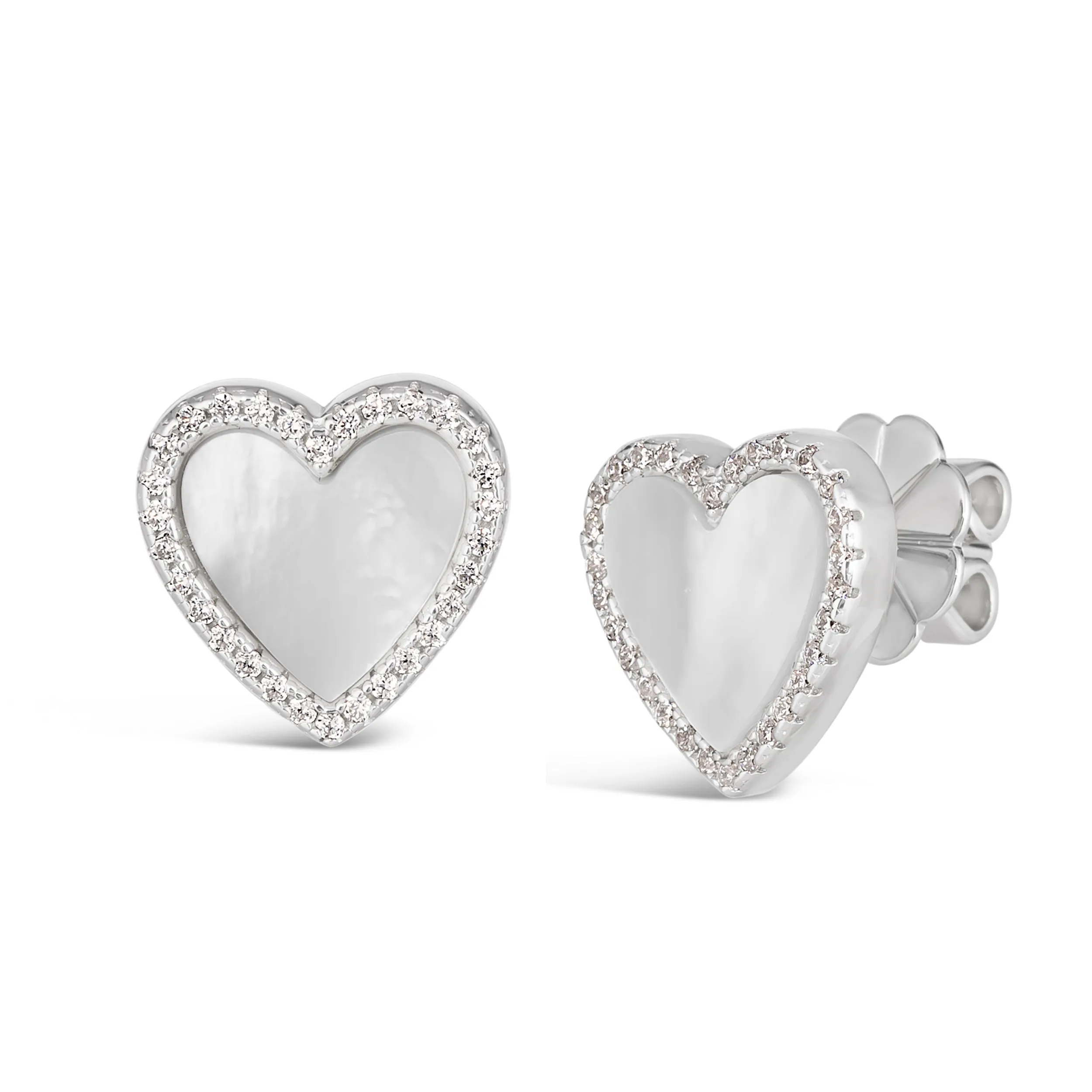 Mother of Pearl Studs by Kathy Hilton