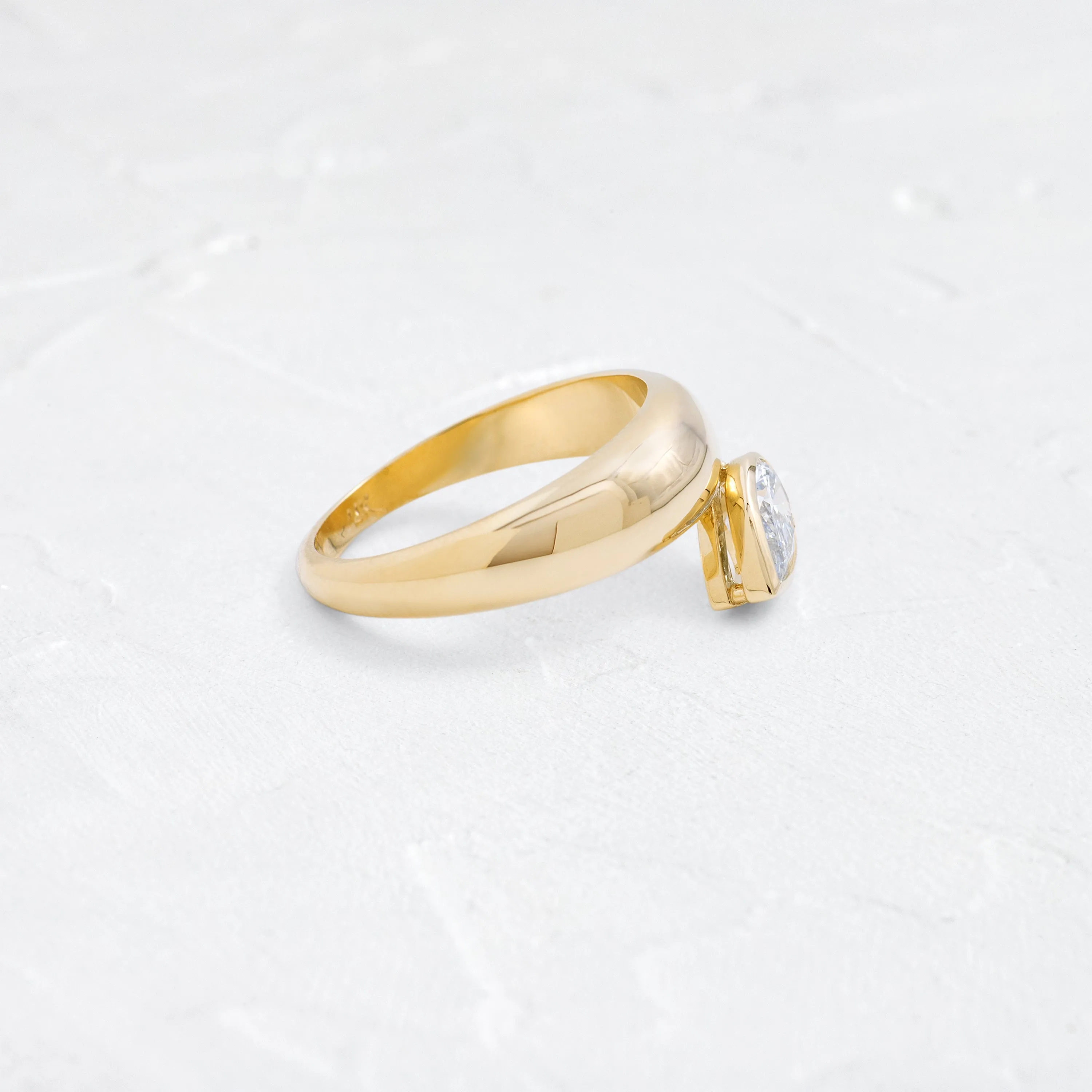 Motif Band, 0.71ct. Lab-Grown Blue Diamond