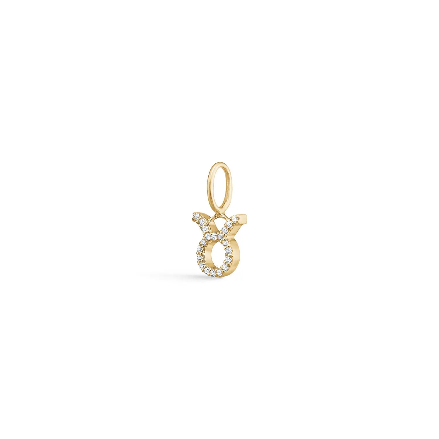 My Zodiac Pav?? Taurus 18K Gold Pendant w. Diamonds