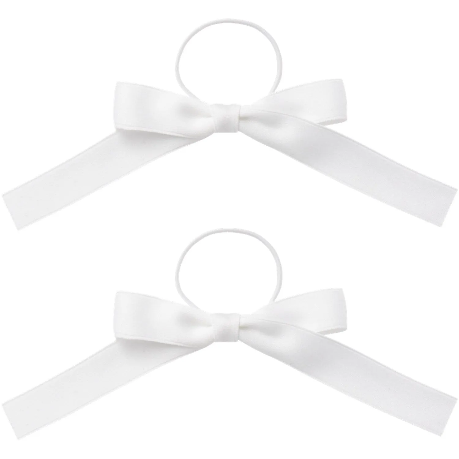 Name It Bright White Rena 2-pack Bow Hairelastic