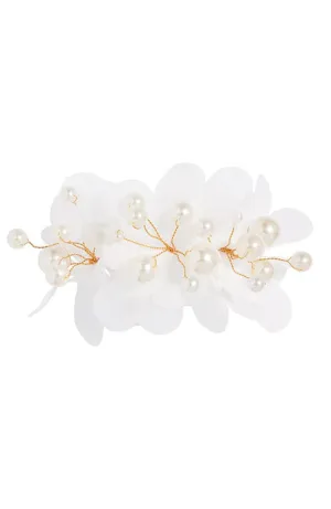 Nixie Hair Pins - Cream Pearl/Gold - 2 pack