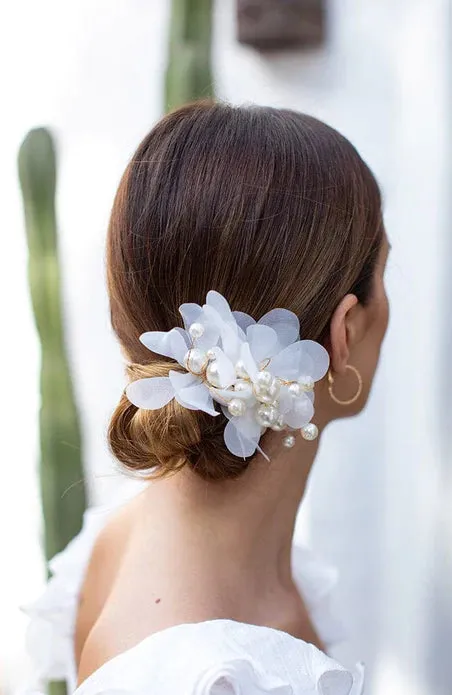 Nixie Hair Pins - Cream Pearl/Gold - 2 pack