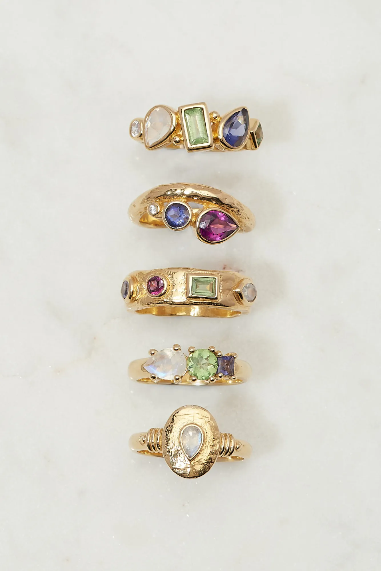 Nova Cluster Gold Ring