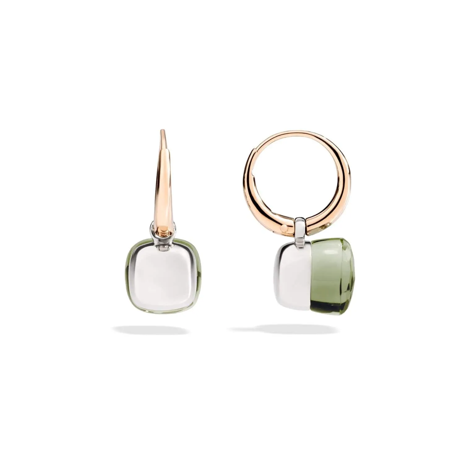 Nudo Petit Drop Earrings in Prasiolite