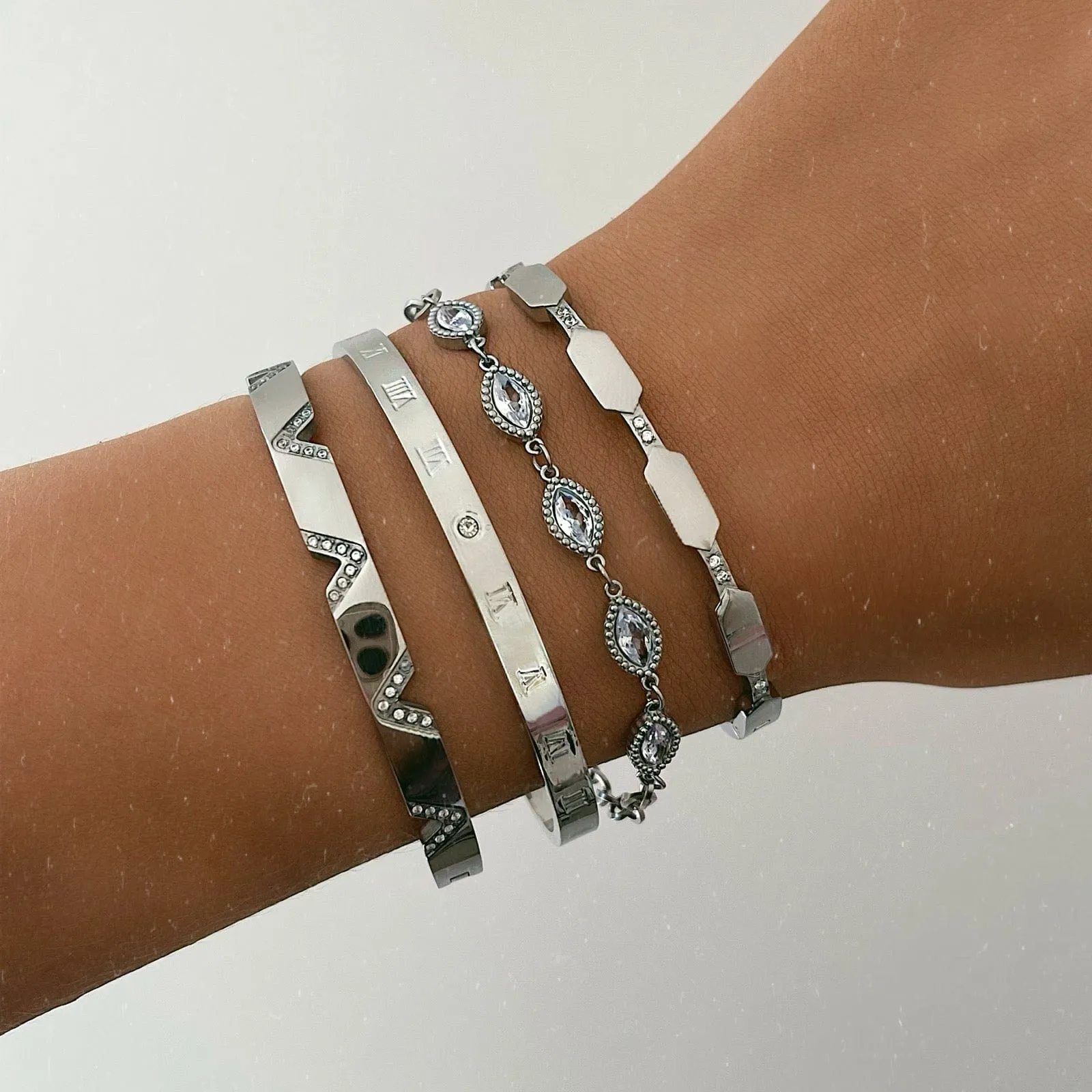 Numerals Cuff Bracelet