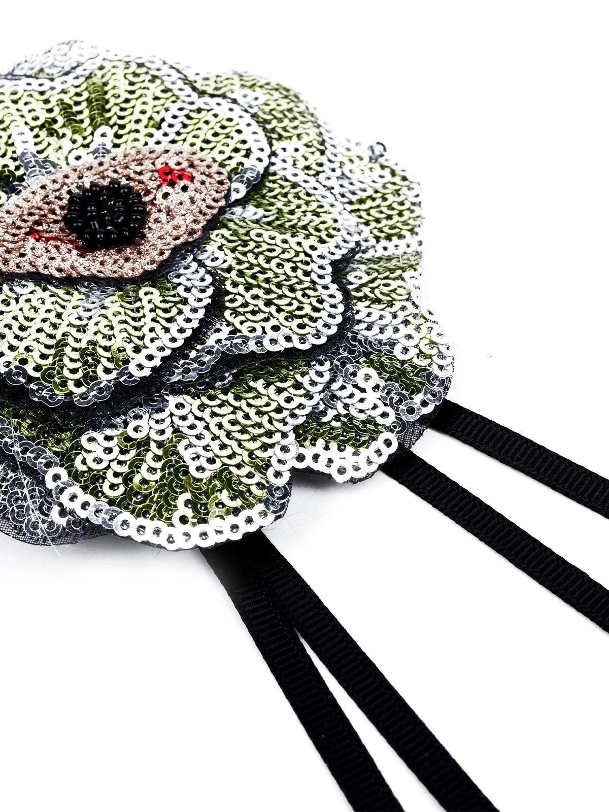 Odette Women Green Metal Brooch