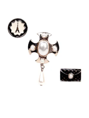Odette Women The Ultimate Eiffel Tower Charmed Brooch