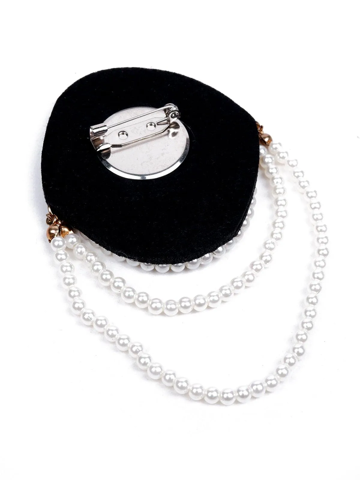Odette Women White Metal Brooch