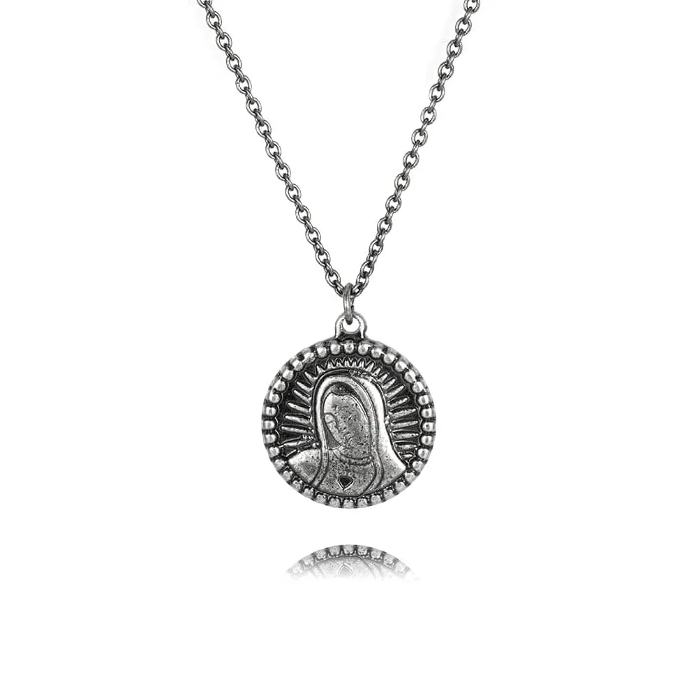 Our Lady of Guadalupe Virgin Mary Virgencita Necklace