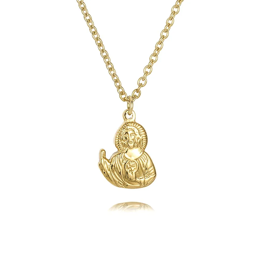 Our Lady of Guadalupe Virgin Mary Virgencita Necklace