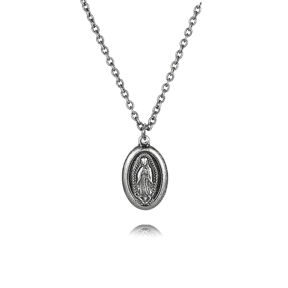 Our Lady of Guadalupe Virgin Mary Virgencita Necklace