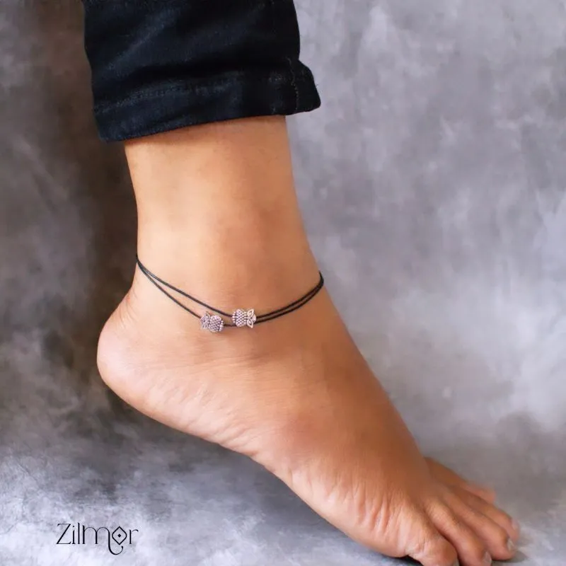 Owl Charm Anklet