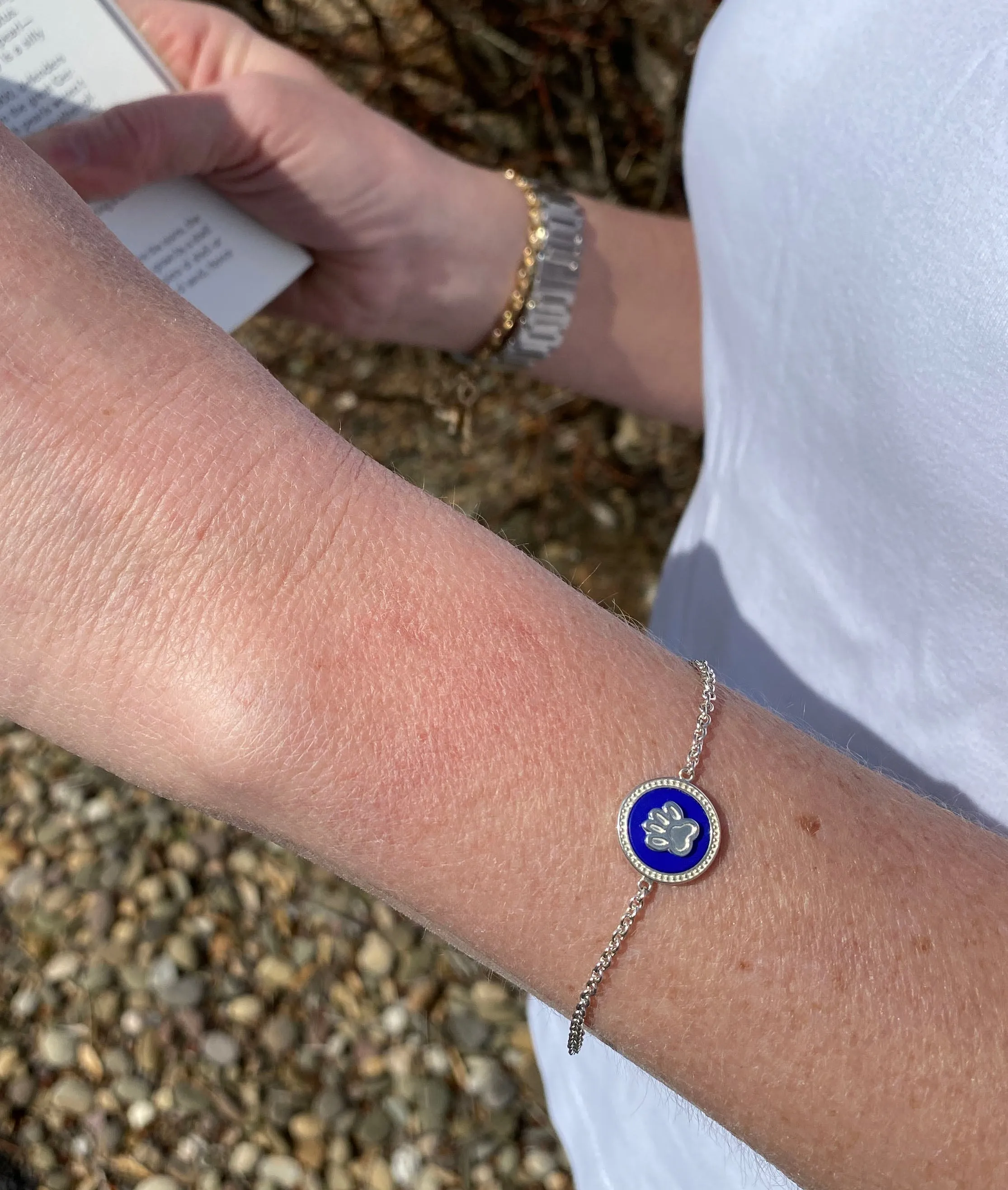 Paw Print ??Dream?? Bracelet-Lapis