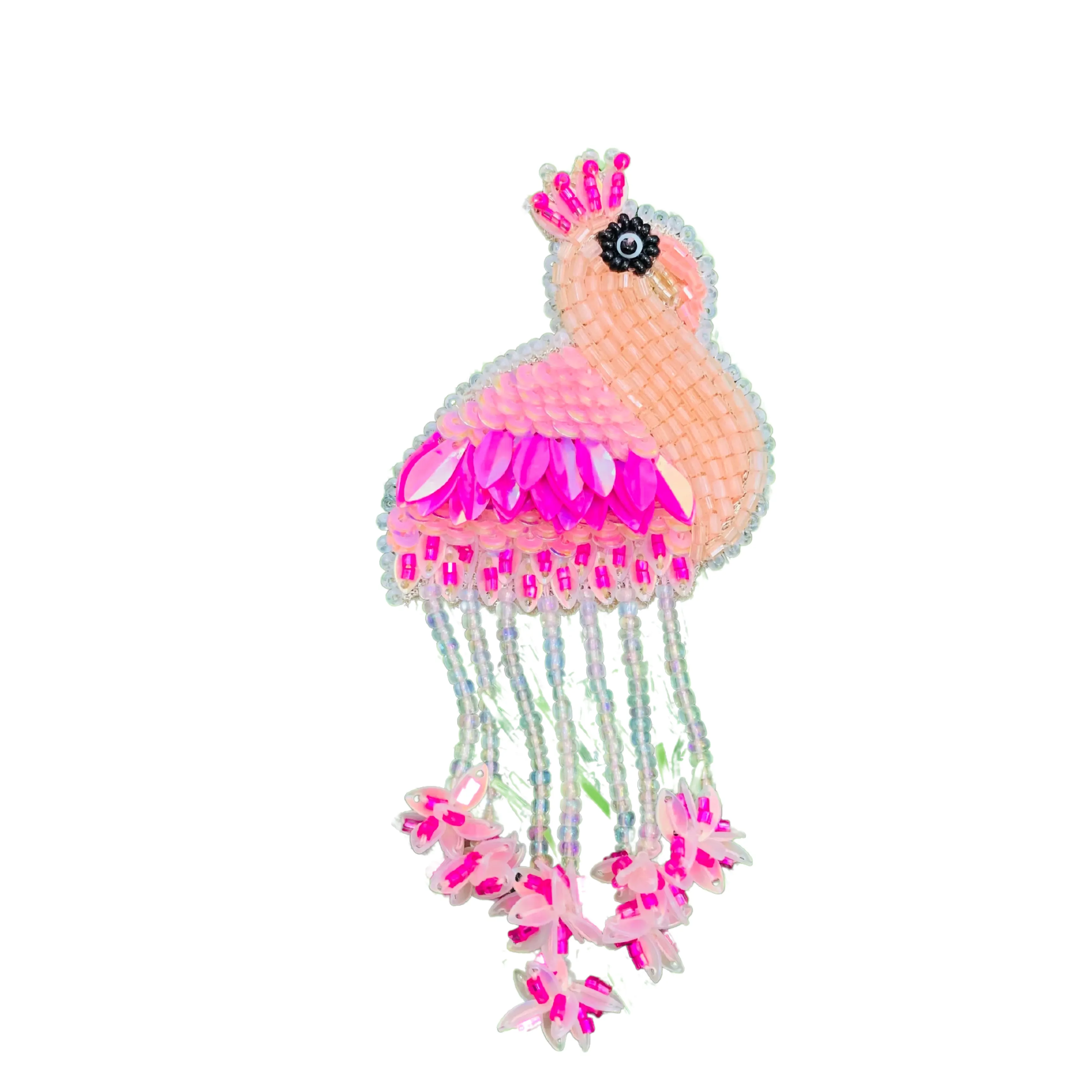 Peaceful Plumage Flamingo Brooch