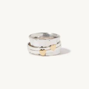 Pia Heart Spinner Ring