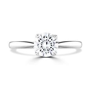 Platinum 2ct Round Brilliant Cut Laboratory Grown Diamond Solitaire