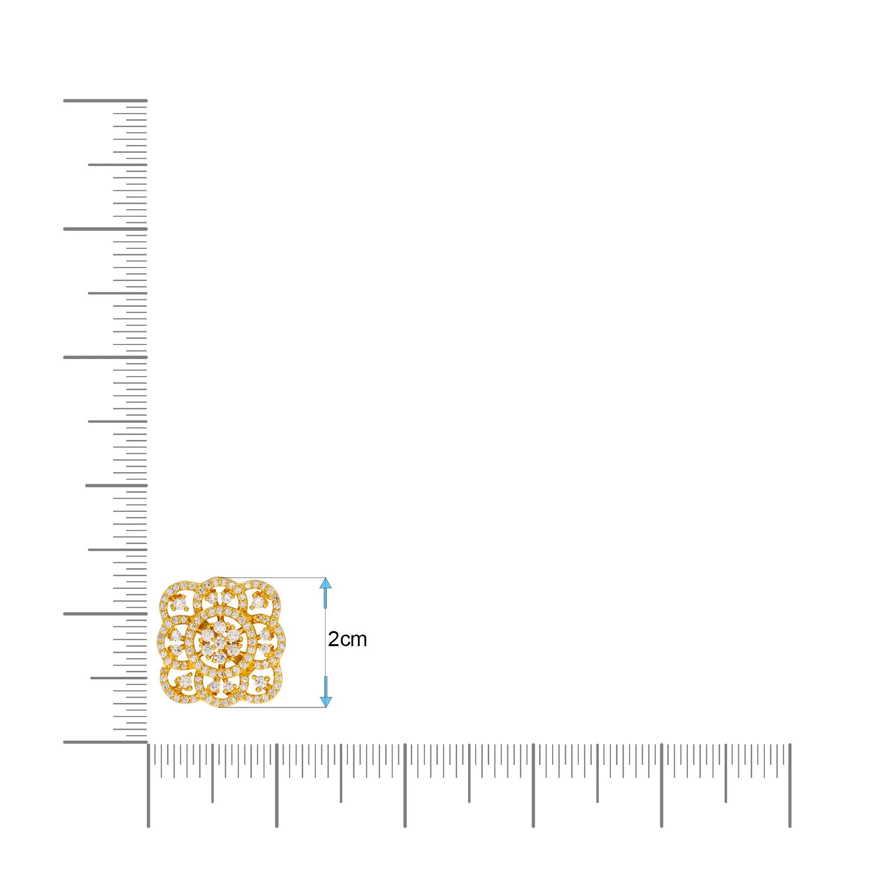 PREMIUM STONE STUD PMSST4W-003