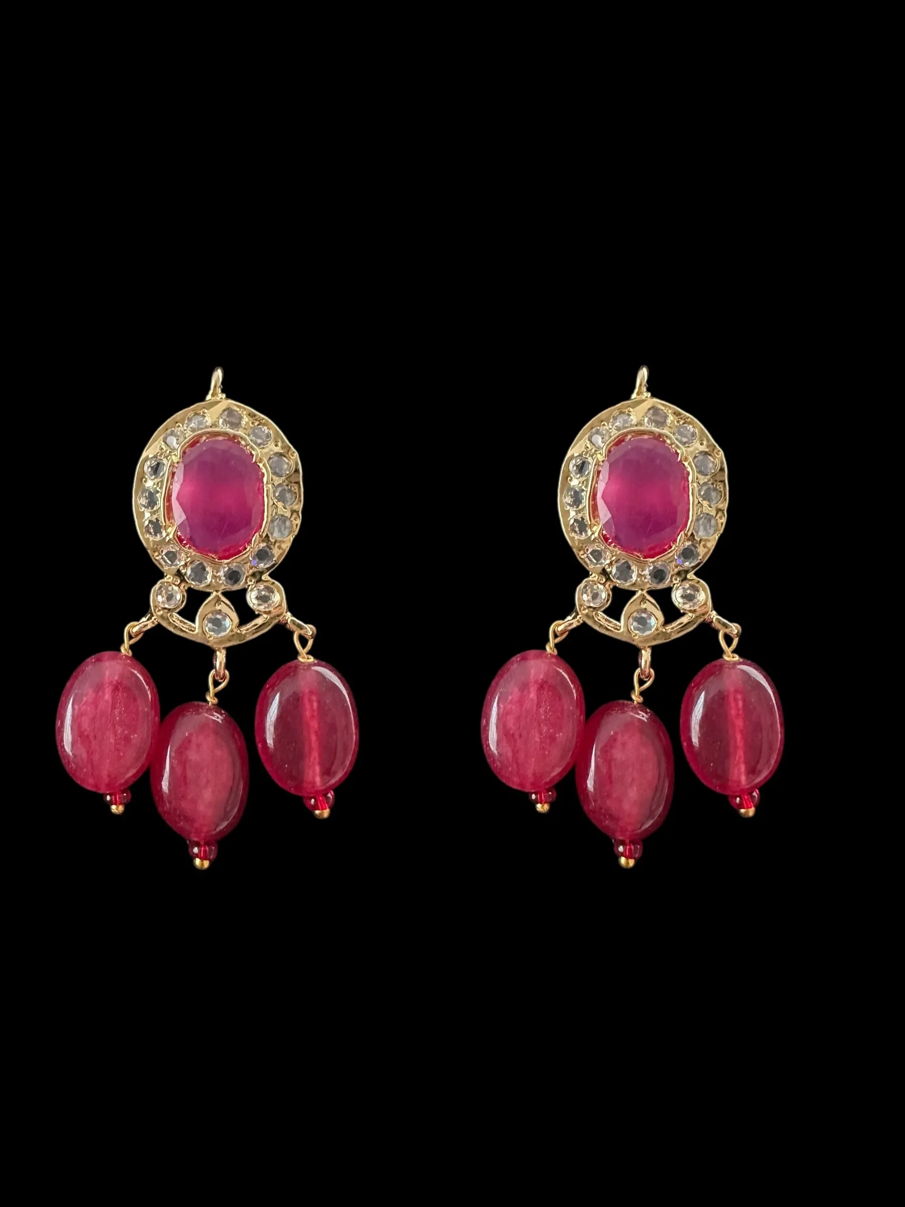 PS543 Ammara pendant  set in navratan ( READY TO SHIP )