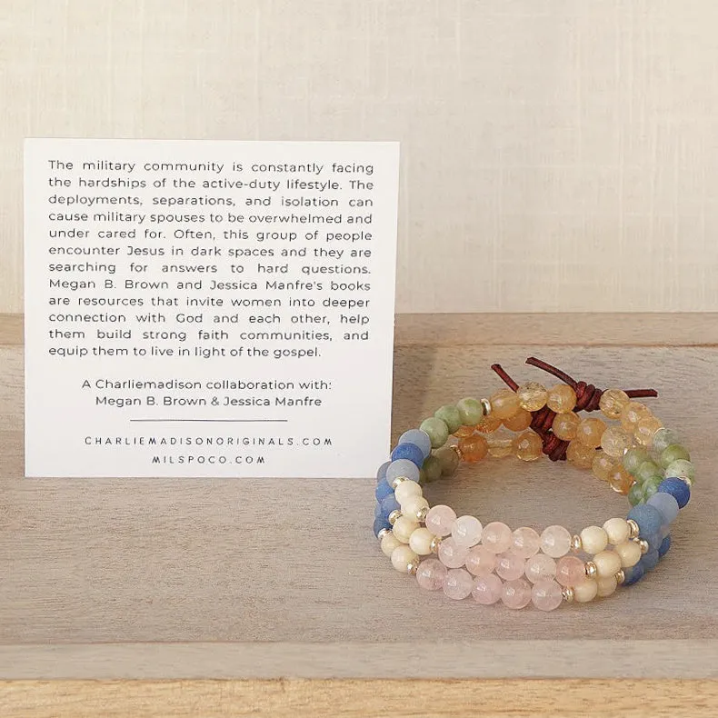 Raised Together Mini Bracelet | A Collaboration with Military Spouses, Megan B. Brown & Jessica Manfre
