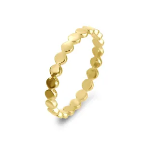 Ring in 925 silver gilded with 18k yellow gold