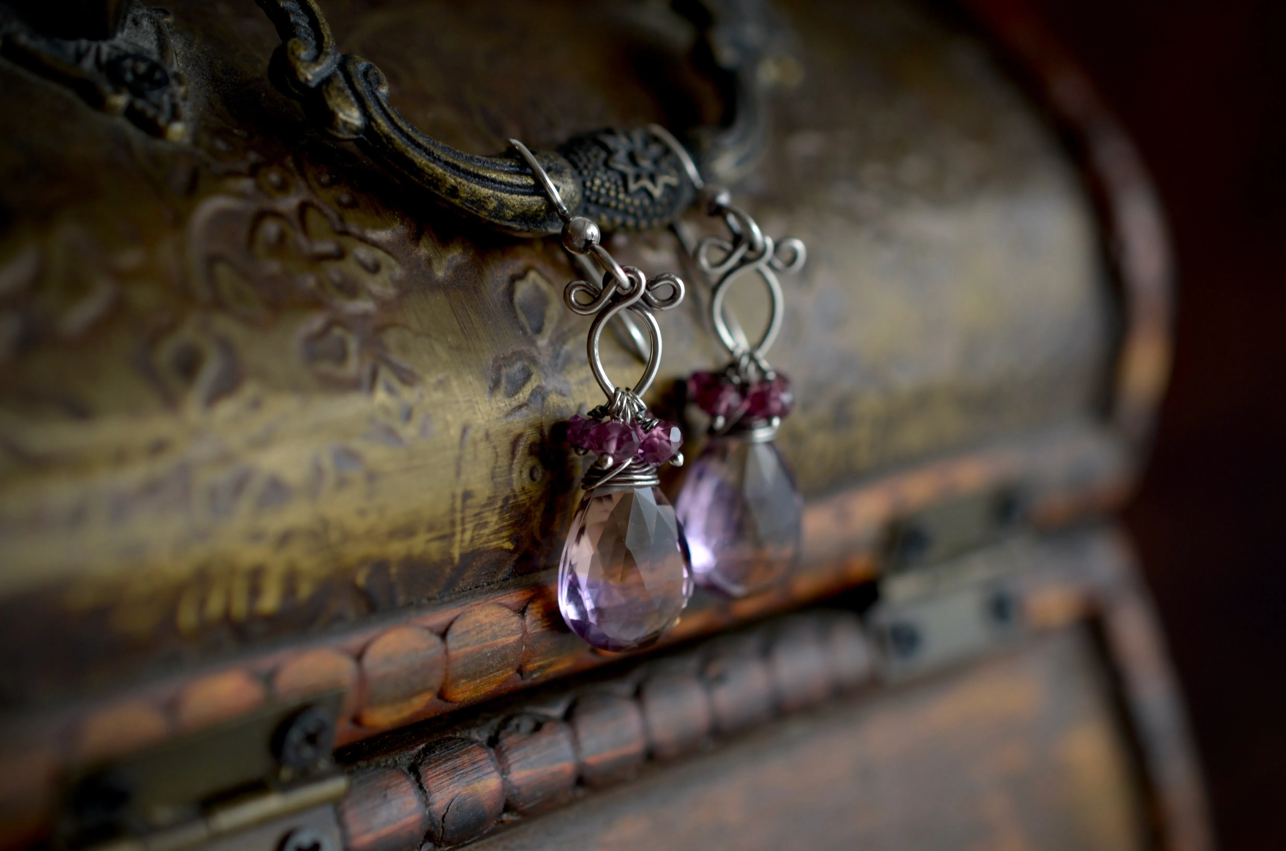 Rita (Small)  - Ametrine, Sterling Silver Earrings