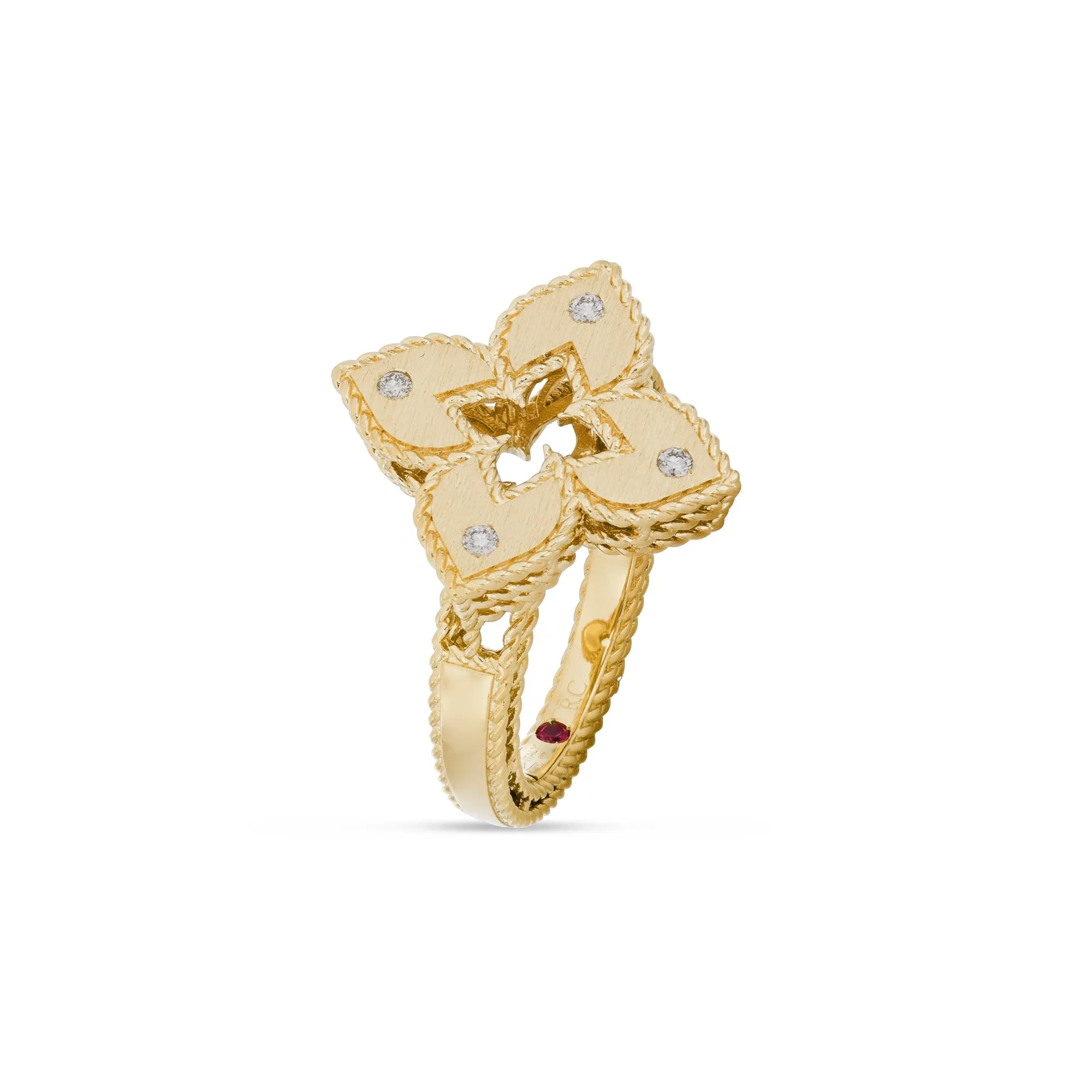 Roberto Coin Venetian Princess 18ct Yellow Gold Diamond Ring