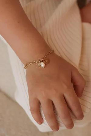 Romy Mini - Stainless Steel Monogram Bracelet