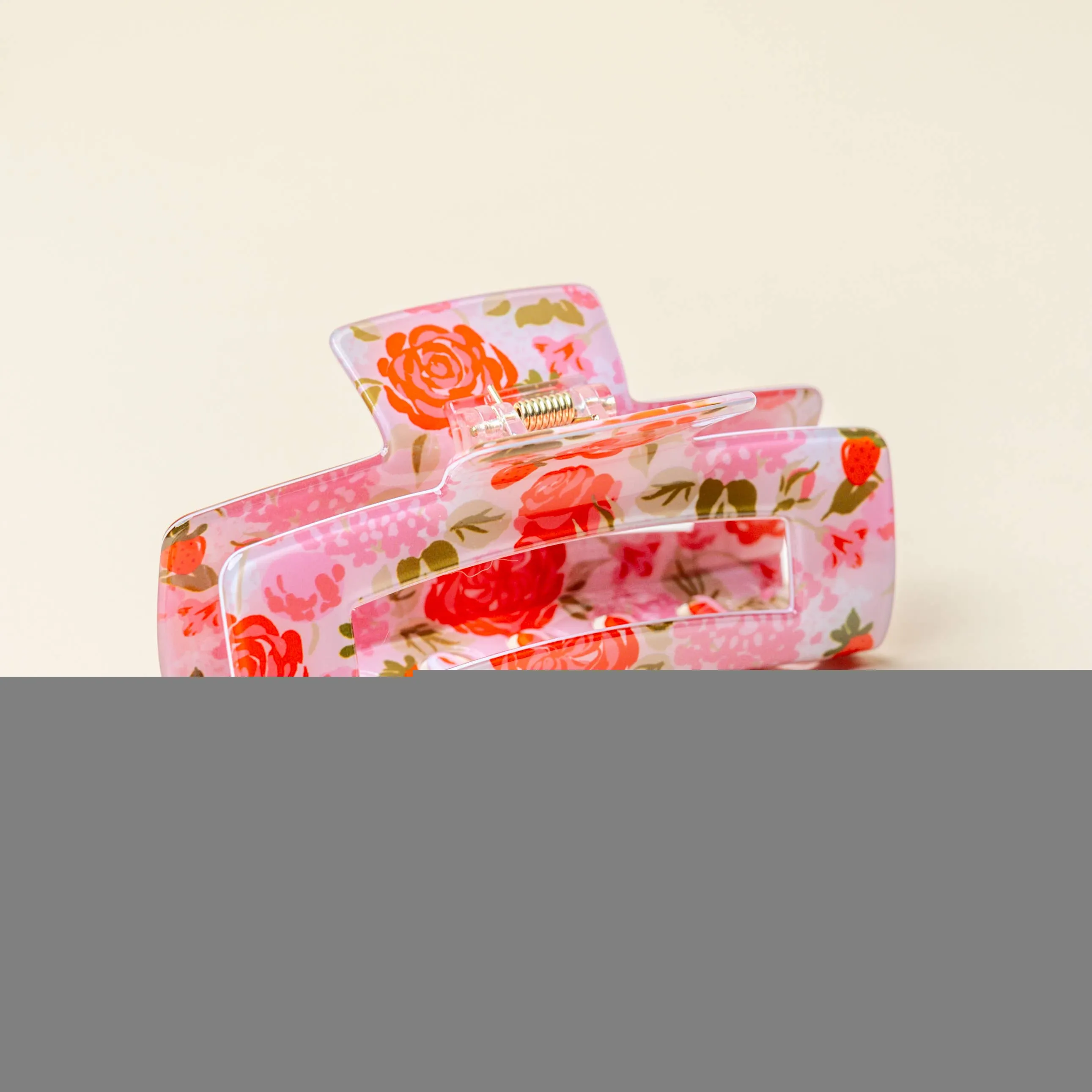 Rose Garden Claw Clip