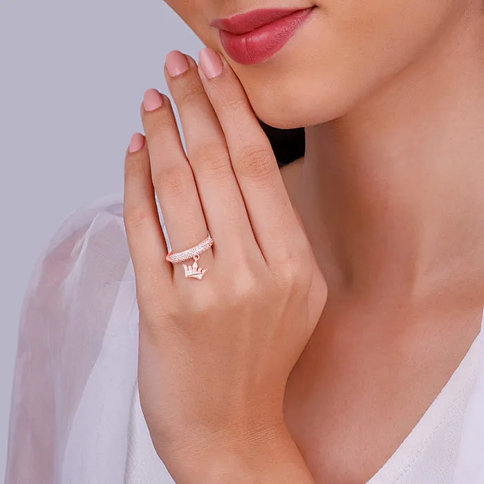 Rose Gold Crown Ring