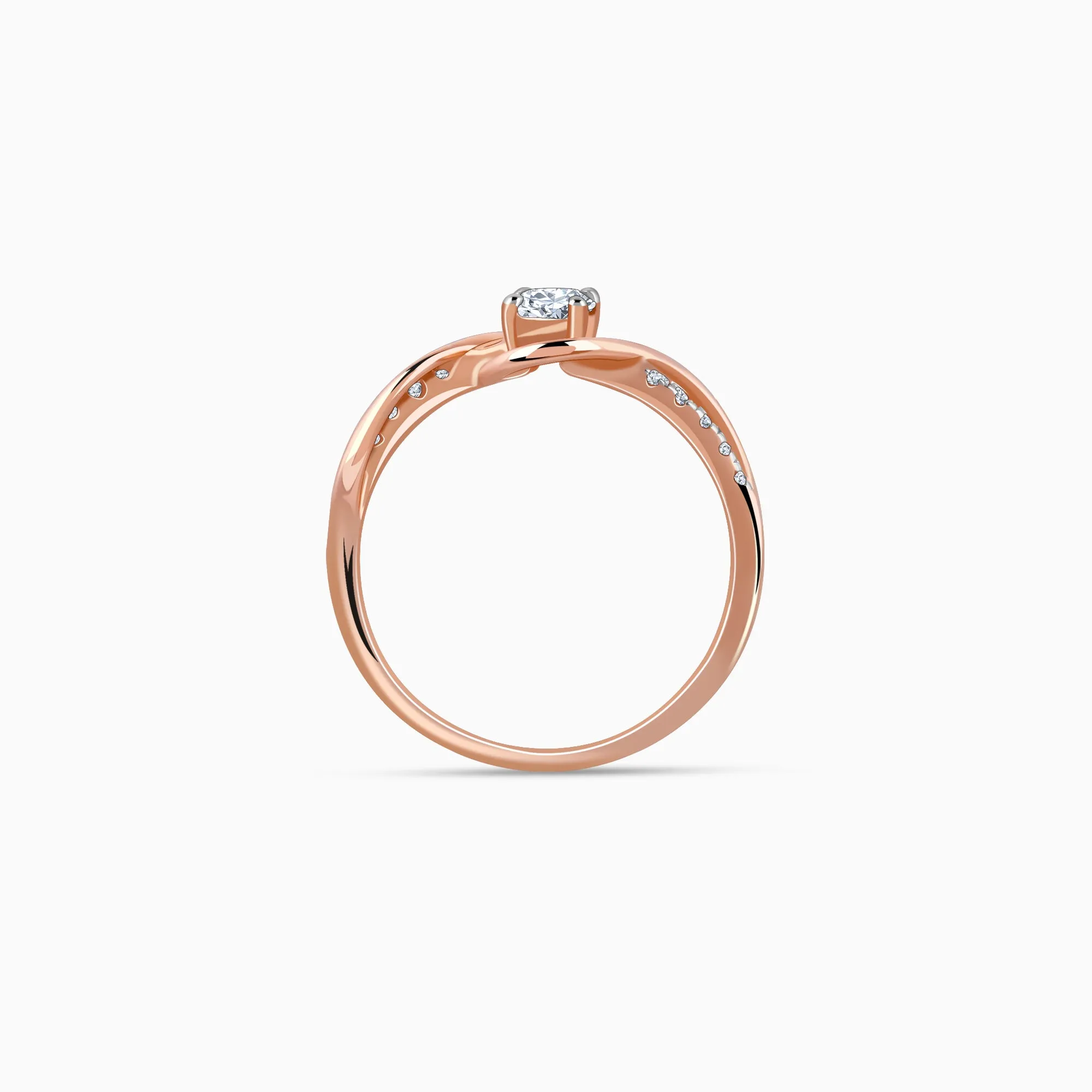 Rose Gold Enchante Diamond Ring
