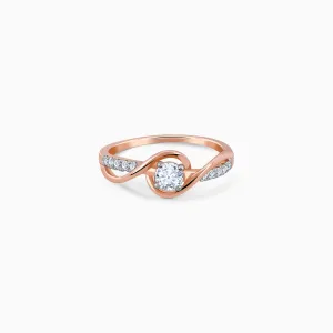Rose Gold Enchante Diamond Ring