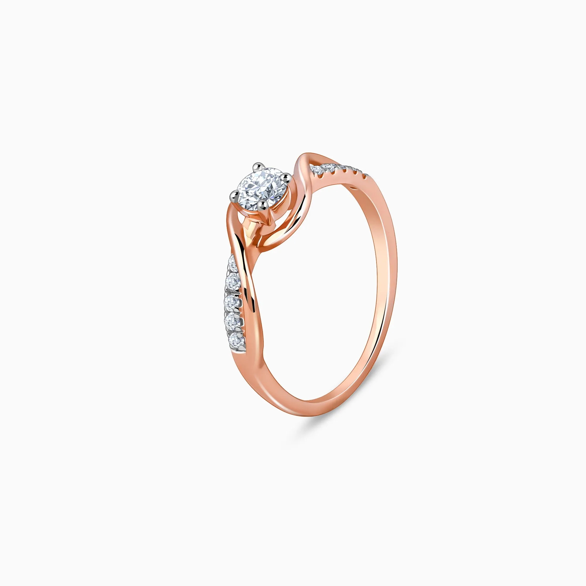 Rose Gold Enchante Diamond Ring