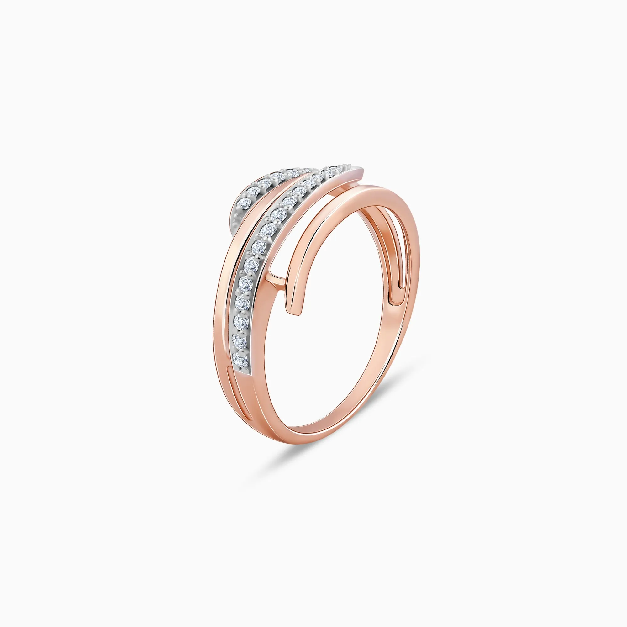 Rose Gold Ethereal Enigma Diamond Ring