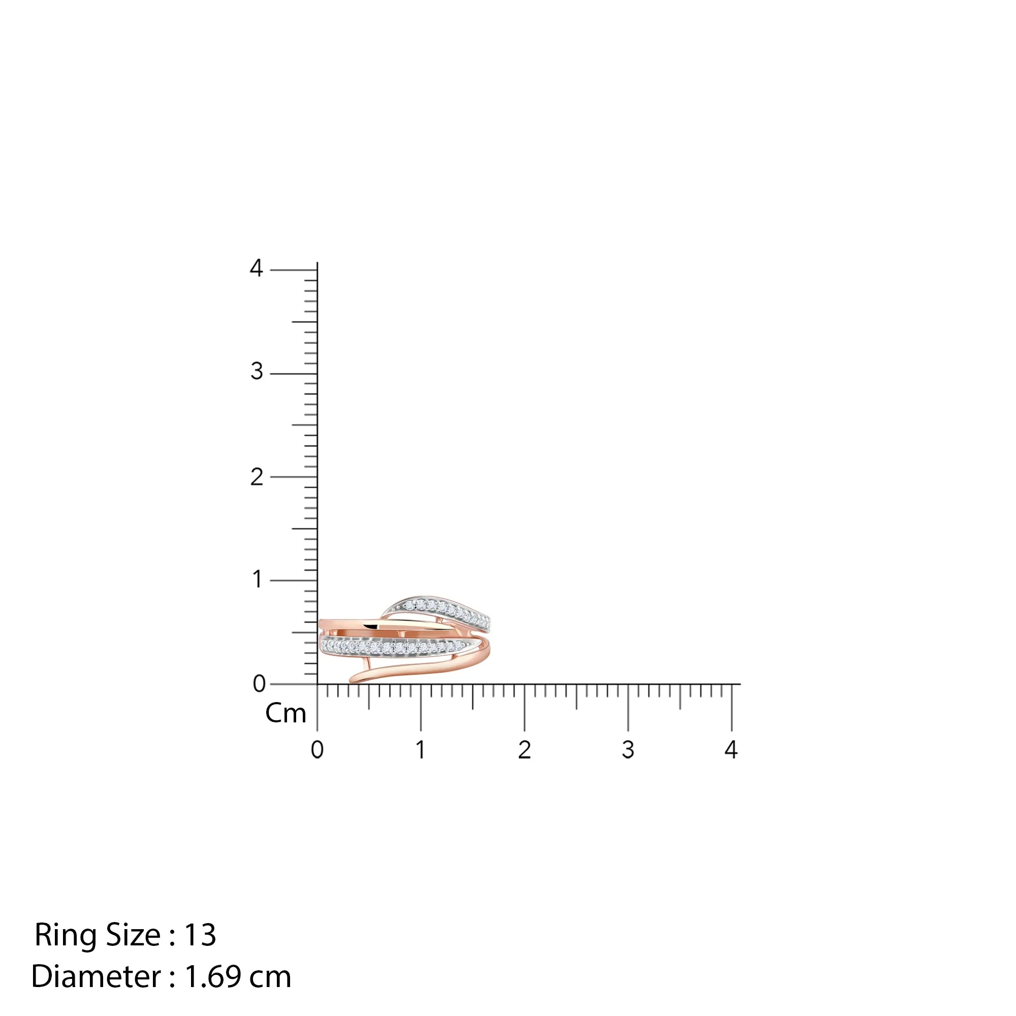 Rose Gold Ethereal Enigma Diamond Ring