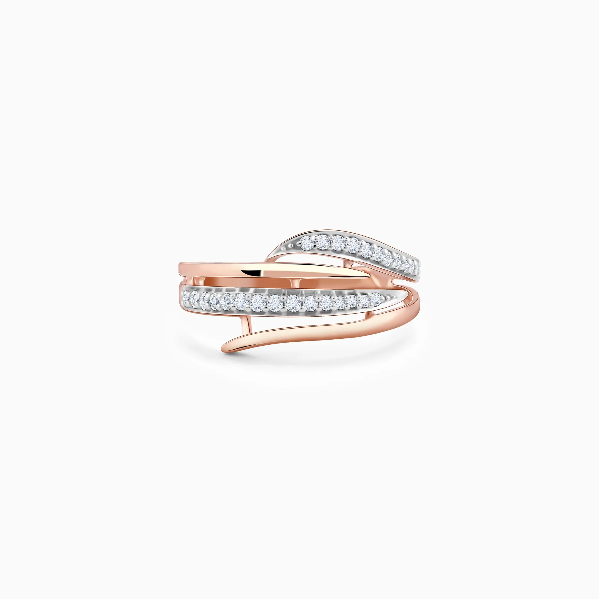 Rose Gold Ethereal Enigma Diamond Ring