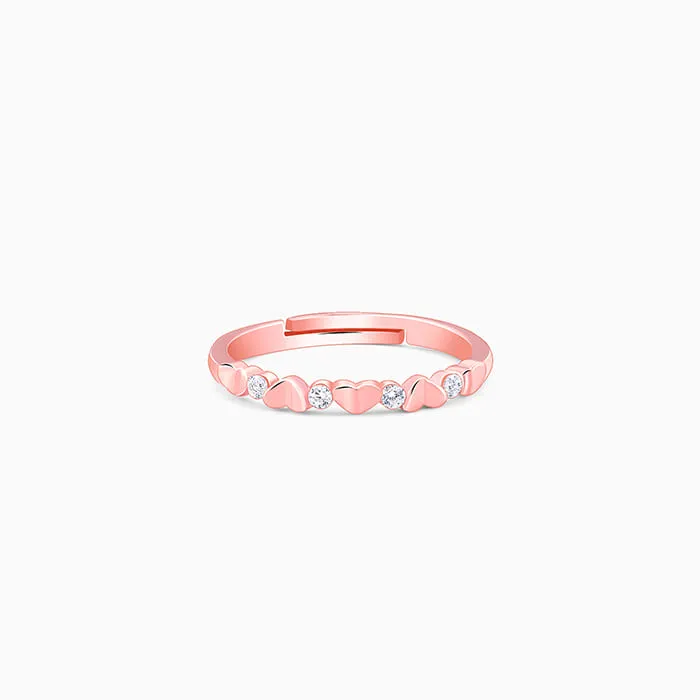 Rose Gold First Sparkle Ring