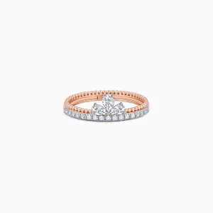 Rose Gold Glam Diamond Ring