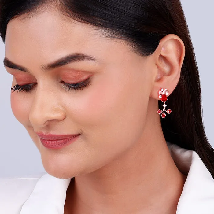 Rose Gold Glory of Love Earrings