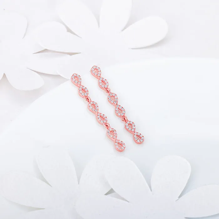 Rose Gold Grand Opulence Earrings