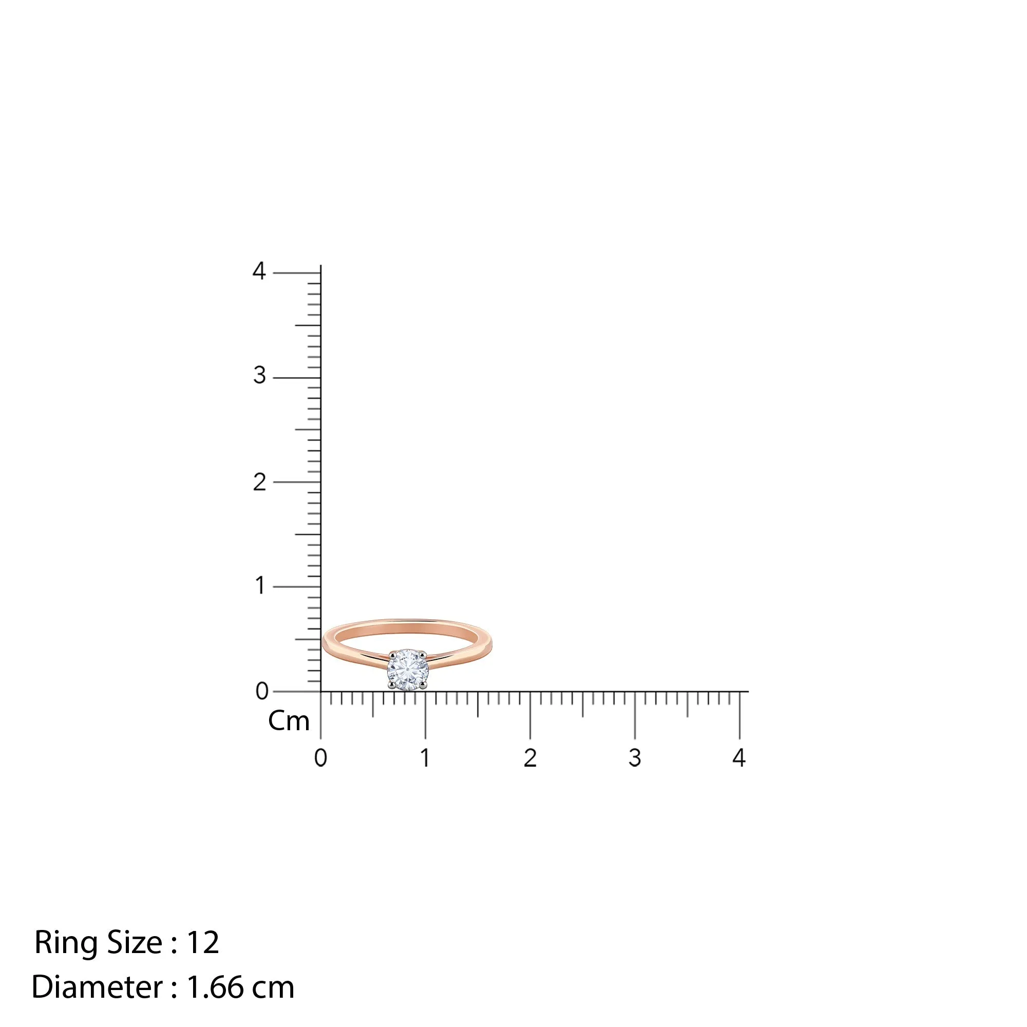 Rose Gold Solitaire Dream Diamond Ring