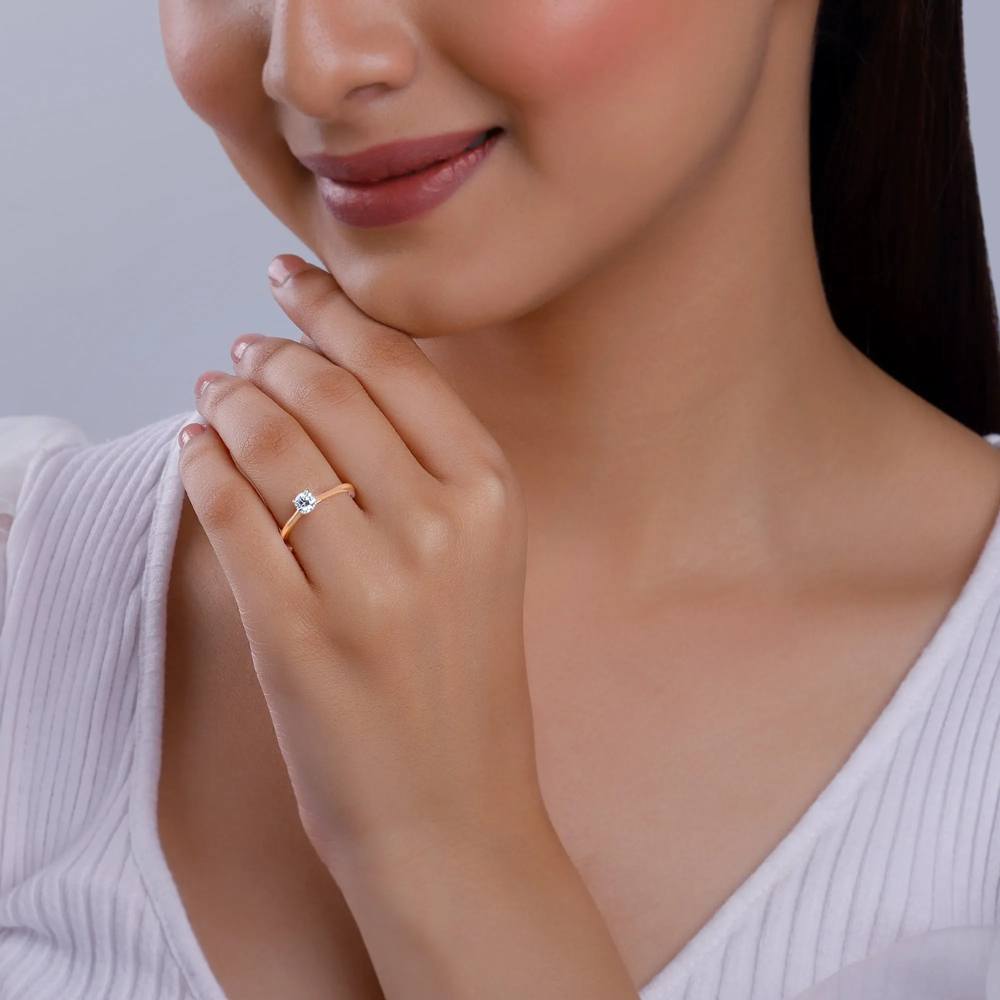 Rose Gold Solitaire Dream Diamond Ring