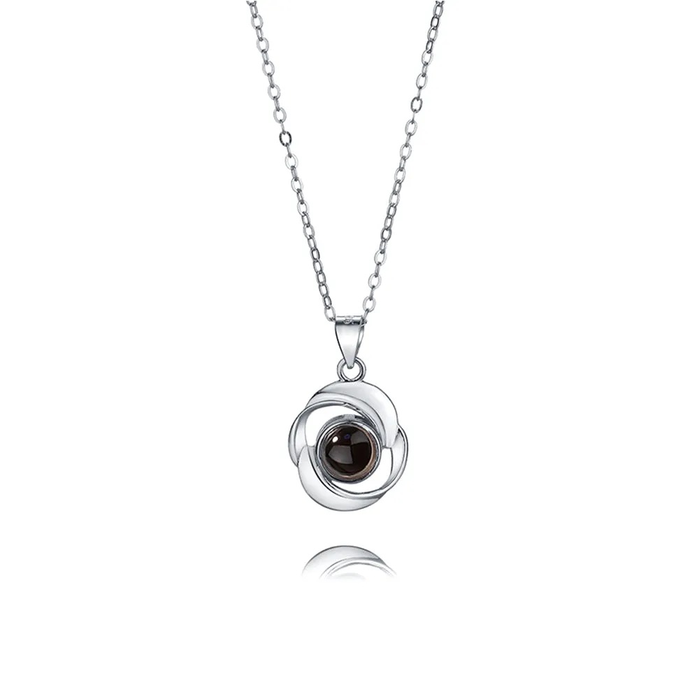 Rose Necklace with Picture Inside